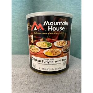 Mountain House Chicken Teriyaki with Rice emergency food can
